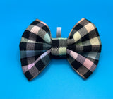 Gingham Rainbow Dog Bow Tie Handmade By Urban Tails