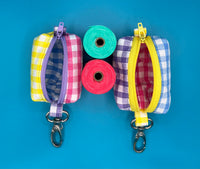 Gingham Dream Poo Bag Holder Handmade By Urban Tails