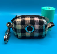 Gingham Rainbow Poo Bag Holder Handmade By Urban Tails