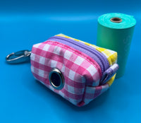 Gingham Dream Poo Bag Holder Handmade By Urban Tails