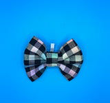 Gingham Rainbow Dog Bow Tie Handmade By Urban Tails