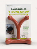 Y Bone Bacon Chew Toy By Bamboodles