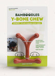 Y Bone Bacon Chew Toy By Bamboodles