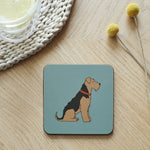 Airedale Dog Coaster By Sweet William