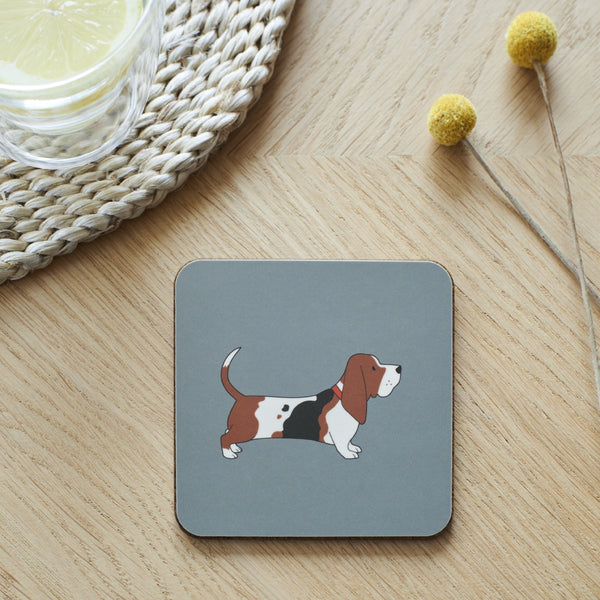 Basset Hound Dog Coaster By Sweet William