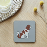 Cavalier Dog Coaster By Sweet William