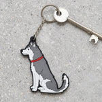 Husky Dog Keyring By Sweet William