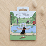 Black Lab Enamel Dog Pin By Sweet William