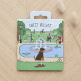 Chocolate Lab Enamel Dog Pin By Sweet William