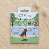 Chocolate Cocker Spaniel Enamel Dog Pin By Sweet William