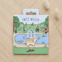 Corgi Enamel Dog Pin By Sweet William