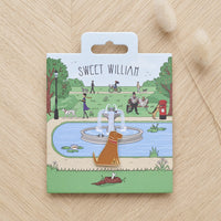 Fox Red Lab Enamel Dog Pin By Sweet William