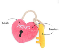 Love Bug Lock & Key Dog Toy By P.L.A.Y