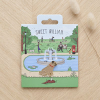 Pug Enamel Dog Pin By Sweet William