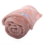 Blush Pink Fluffy Fleece Blanket By Pet Wiz