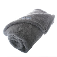 Grey Fluffy Fleece Blanket By Pet Wiz