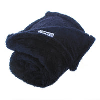 Navy Blue Fluffy Fleece Blanket By Pet Wiz