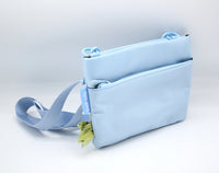 Baby Blue Envelope Crossbody Walking Bag By Pet Wiz