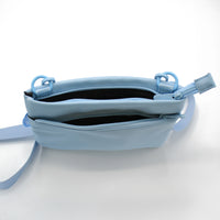 Baby Blue Envelope Crossbody Walking Bag By Pet Wiz