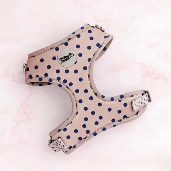 Fashion Icon Polka Dot Over Head Harness By For Dog Lovers