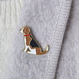 Beagle Enamel Dog Pin By Sweet William