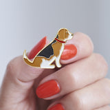 Beagle Enamel Dog Pin By Sweet William