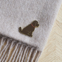 Chocolate Cockapoo Enamel Dog Pin By Sweet William