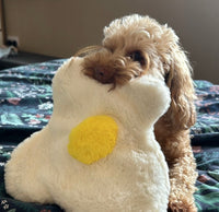 Sunny Side Up Fried Egg Dog Toy By Wuf Wuf