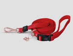 Red Hands-free Adjustable Lead By Doodle Couture