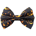 Ghoulish Pumpkins Dog Bow Tie Handmade By Urban Tails