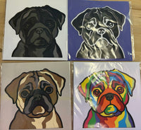 Pug Paper-Cut Artwork By Houndy Ever After Crafts