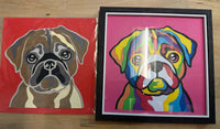 Pug Paper-Cut Artwork By Houndy Ever After Crafts