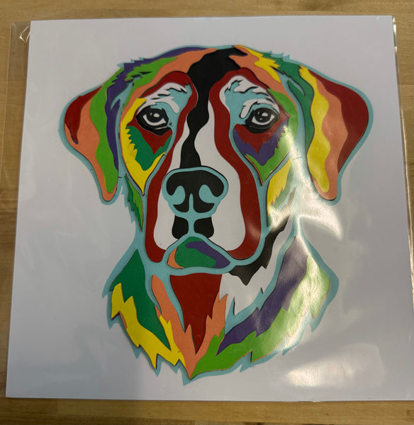 Lab Paper-Cut Artwork By Houndy Ever After Crafts