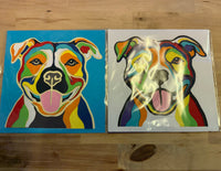 Staffie Paper-Cut Artwork By Houndy Ever After Crafts