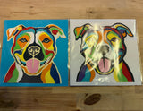 Staffie Paper-Cut Artwork By Houndy Ever After Crafts