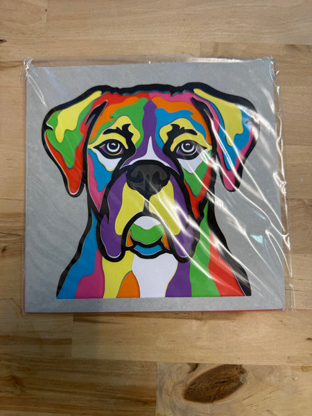 Boxer Paper-Cut Artwork By Houndy Ever After Crafts