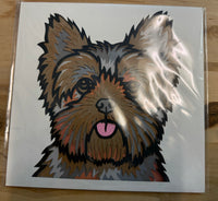 Yorkie Paper-Cut Artwork By Houndy Ever After Crafts