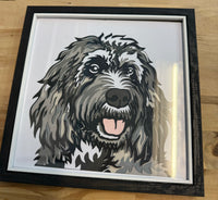 Cockapoo Paper-Cut Artwork By Houndy Ever After Crafts