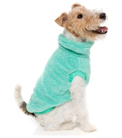 PRE ORDER Vibrant Teal Green Teddy Turtle Neck Sweater By FuzzYard