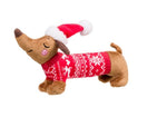 PRE ORDER Christmas Jumper Sausage Dog Toy By House Of Paws