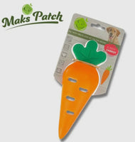 Rubber Carrot Treat Dispenser Toy By Makspatch