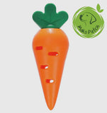 Rubber Carrot Treat Dispenser Toy By Makspatch