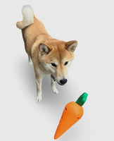 Rubber Carrot Treat Dispenser Toy By Makspatch