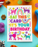 Happy Birthday Edible Dog Birthday Card By Scoff Paper