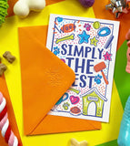 Simply The Best Edible Dog Card By Scoff Paper