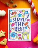 Simply The Best Edible Dog Card By Scoff Paper