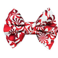 Candy Cane Dog Bow Tie Handmade By Urban Tails