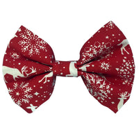 Sleigh Bells Dog Bow Tie Handmade By Urban Tails