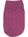 Raspberry Cable Knitwear Sweater By Parisian Pet