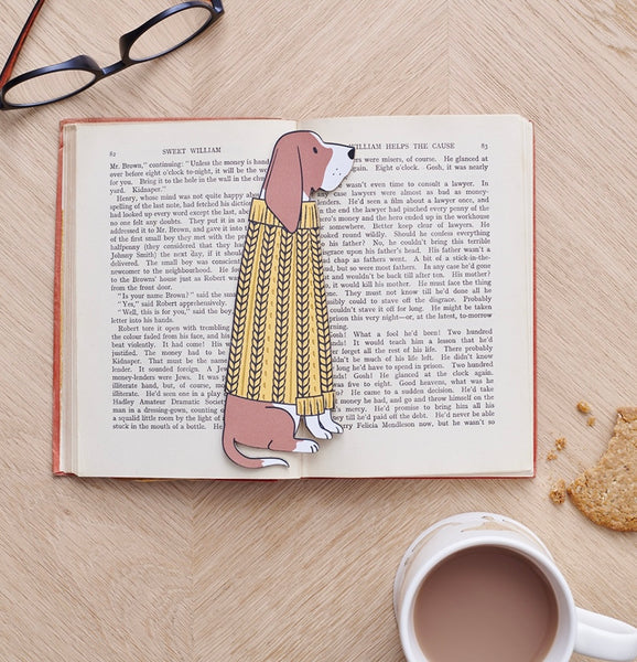 Basset Hound Bookmark By Sweet William